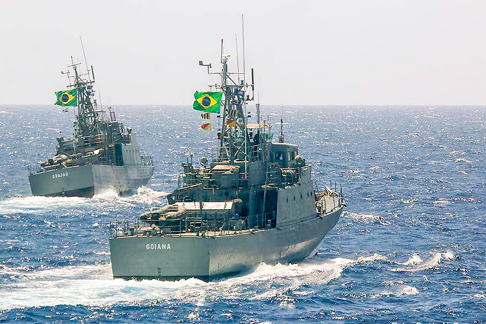 Brazilian Navy task force visits  Kingstown