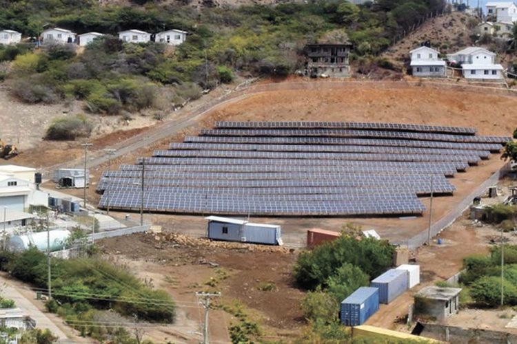 Union Island powered solely by solar for 6 hours