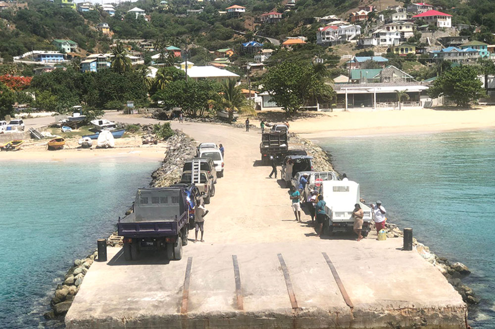 Opposition  member calls for more  equity in port  development for Grenadines