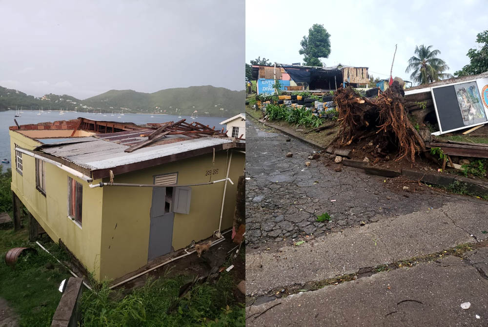 Emergency shelters opened on Bequia following passage of tropical wave